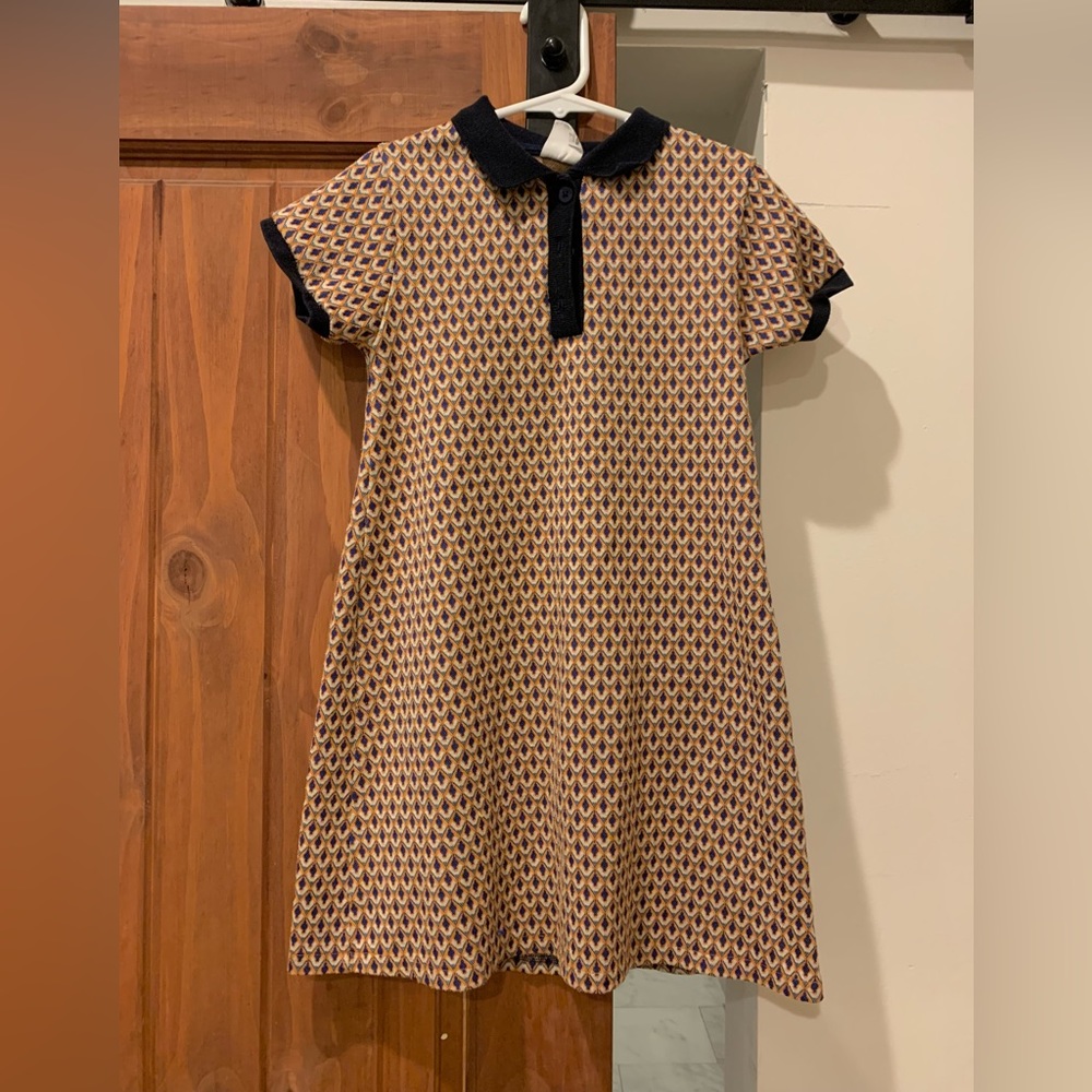Zara girls collared retro polo dress